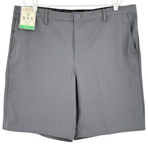 Chaps Golf Men's Slim Fit Gray Stretch Shorts Size 40‎ Comfort Waistband NWT